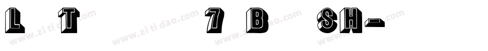 LeeToscanini7 BoldSH字体转换